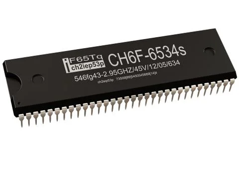Integrated circuit or micro chip new technologies computer parts controller. 스톡 일러스트