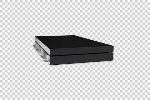 Integrated circuit over white background イラスト素材