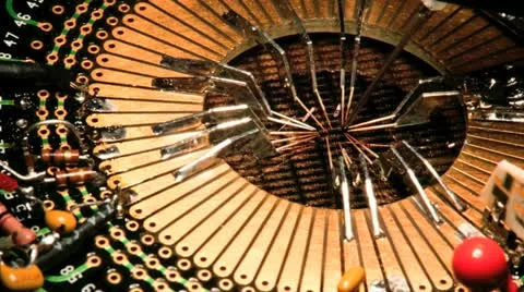 Integrated circuit probing unit Stock Footage 21299688