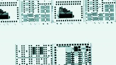 Integrated circuit wafer Stock Footage 21319260