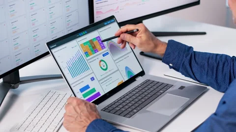Integrated CRM System Boosting Sales Stock Footage 329686261