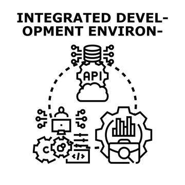 Integrated development environment managing software engineering process イラスト素材