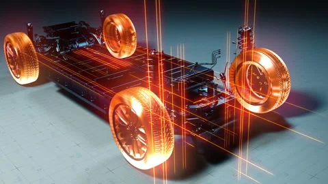 Integrated EV Drivetrain Solutions Stock Footage 327912554