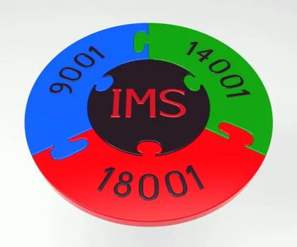 Integrated management system Stock-Illustration