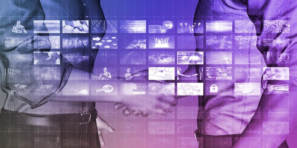 Integrated Management System Illustrazione stock