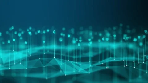 Integrated Micro Circuit Matrix and Science Intel Tech Background Stock Footage 335546807