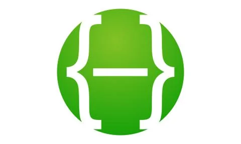 Integrated Program Code Illustrazione stock