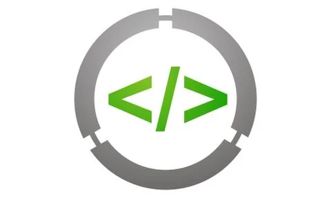 Integrated Program Code Stock Illustration