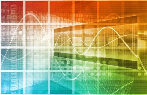 Integrated system Stock Illustration