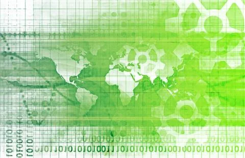 Integrated system Stock Illustration