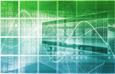 Integrated system Stock Illustration