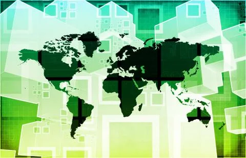 Integrated Technologies Illustrazione stock