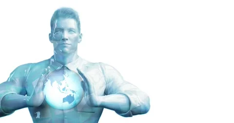Integrated Technologies Solution Network Platform as Concept Stock Footage 320277372