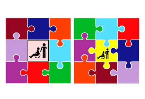 Integration and Inclusion Illustrazione stock