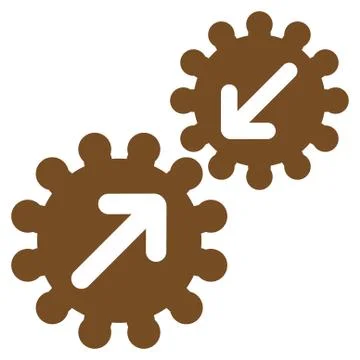 Integration icon Illustrazione stock