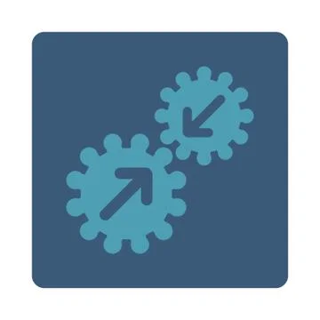 Integration icon 스톡 일러스트