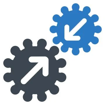 Integration icon Stock-Illustration