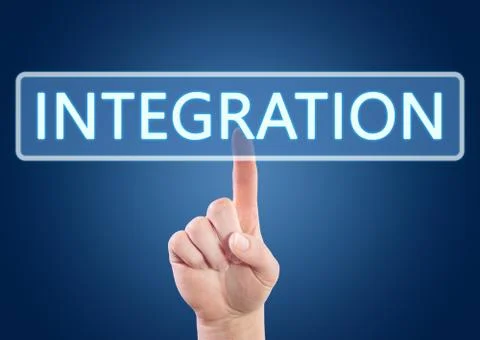 Integration Illustrazione stock