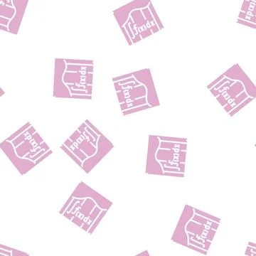 Integration math data science glyph vector seamless pattern 스톡 일러스트