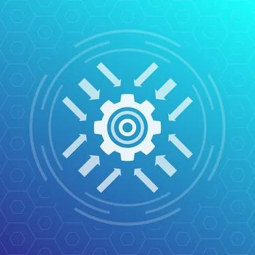 Integration system, technology concept icon イラスト素材