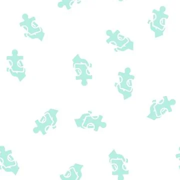 Integrity business ethics glyph vector seamless pattern イラスト素材
