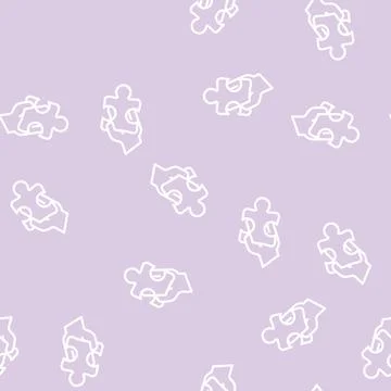 Integrity business ethics line vector seamless pattern イラスト素材