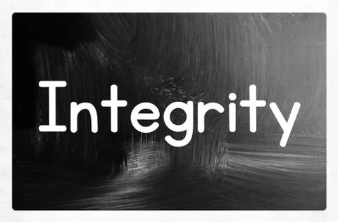 Integrity concept Foto stock