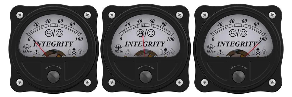 Integrity indicator Ilustração Stock