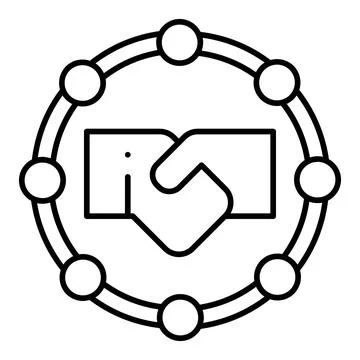 Integrity Line Icon Stock Illustration