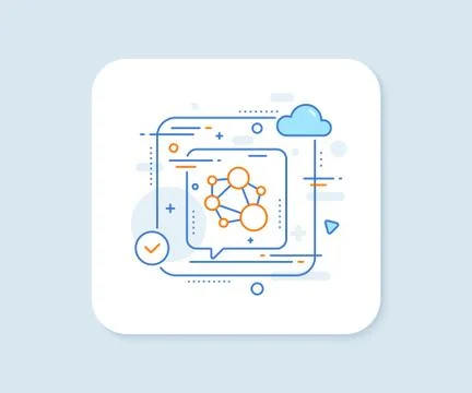 Integrity line icon. Social network sign. Core value. Vector Stock Illustration