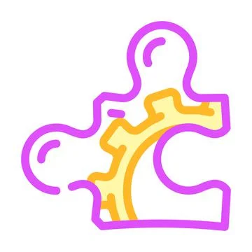 Integrity process color icon vector illustration 스톡 일러스트
