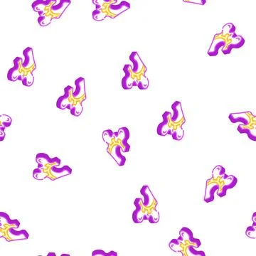 Integrity process isometric icon seamless pattern Stock Illustration