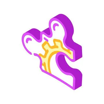 Integrity process isometric icon vector illustration Stock Illustration