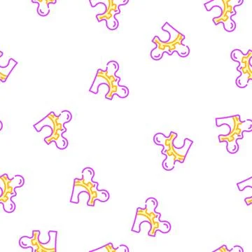 Integrity process vector seamless pattern 스톡 일러스트