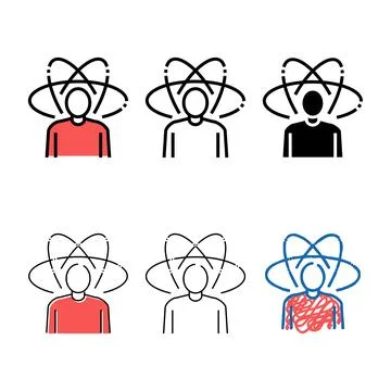 Integrity soft skill color icon vector set Stock Illustration