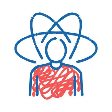 Integrity soft skill icon doodle illustration Stock Illustration