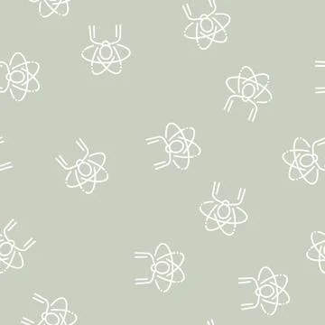 Integrity soft skill line seamless pattern Stock Illustration