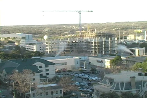 Intel Building Implosion Stock Footage 531789