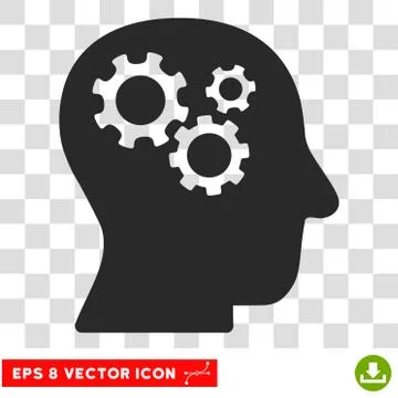 Intellect Eps Vector Icon Stock Illustration