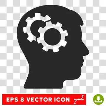Intellect Eps Vector Icon Stock Illustration
