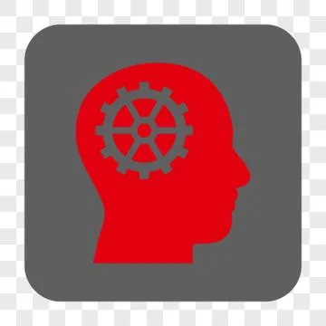 Intellect Interface Toolbar Button Illustrazione stock