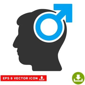 Intellect Potency Vector Eps Icon Stock Illustration