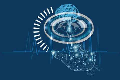 Intellectual Abilities of Artificial Intelligence Stock Illustration