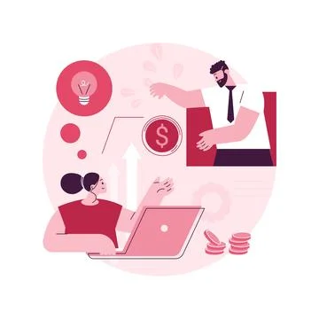 Intellectual capital abstract concept vector illustration. Stock Illustration