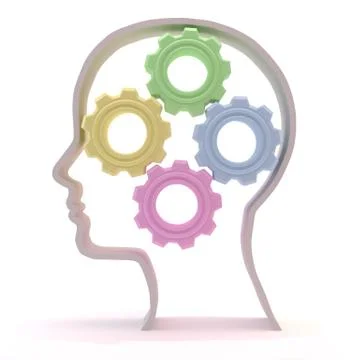 Intellectual female Stock Illustration