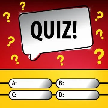 Intellectual game question background. Quiz Show Question Stock Illustration