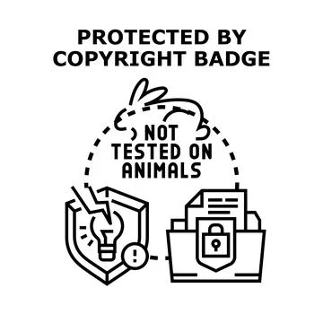 Intellectual property and data protection with ethical standards Stock Illustration