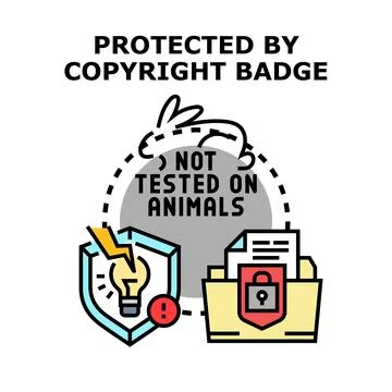 Intellectual property and data protection with ethical standards Stock Illustration