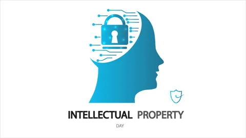 Intellectual property day head Video stock 183383760