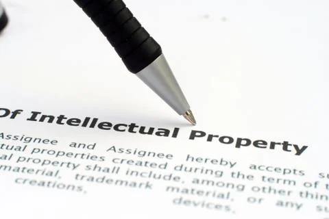 Intellectual property form Stock Photos
